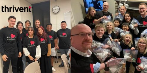 Thrivent Action Team group photos